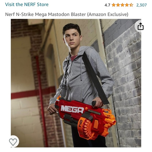 Nerf N-Strike Mega Mastodon Blaster, EUC - Picture 9 of 12